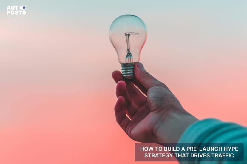 How to Build a Pre-Launch Hype Strategy That Drives Traffic — cover